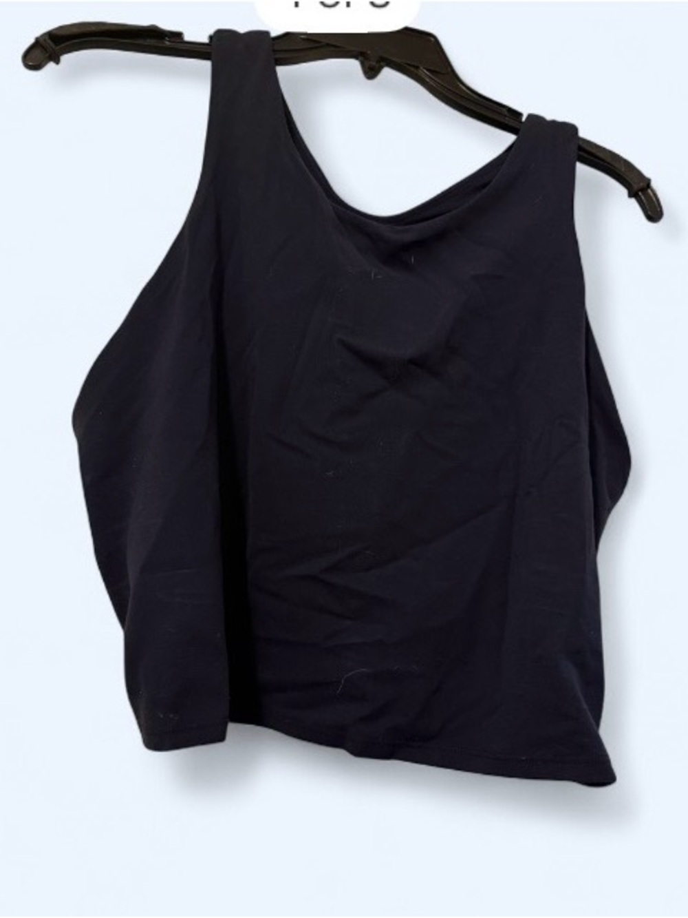 Athleta Navy-Black Scoopback Tank Top